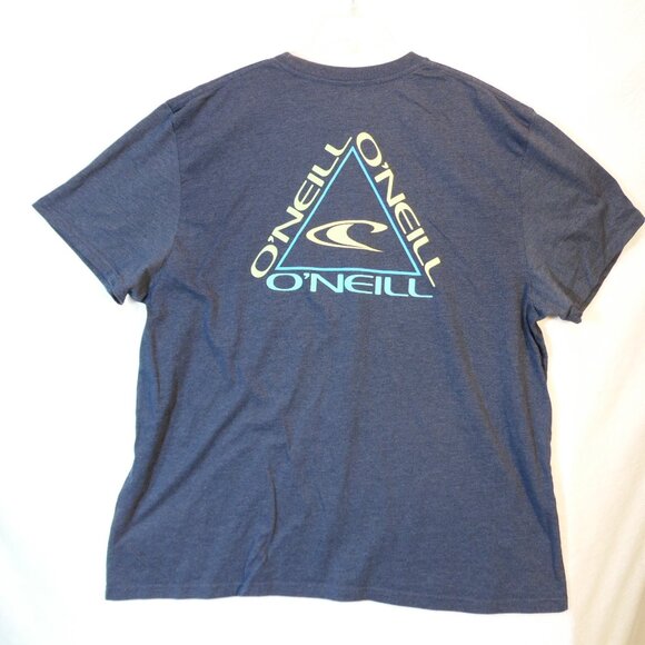 O'Neill T-Shirt Mens XXL Blue Logo Graphic Printed EUC - Picture 2 of 6
